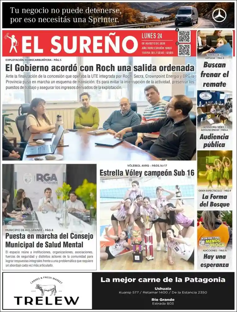 Estudios Max | PORTAL INFO LINEA - Tapa del diario El Sureño
